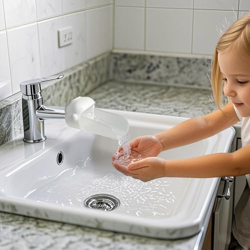 KOMIDK Faucet Extender for Bathroom Sink Faucet Extender - Image 3
