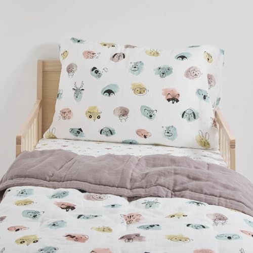 Little Unicorn Toddler Bedding 3-Piece Set | Includes Comforter, Crib Sheet & - Image 3