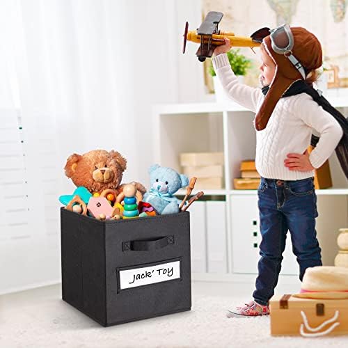 11 Inch Storage Cube, Storage bin, cube storage Foldable Fabric Cube Storage - Image 5