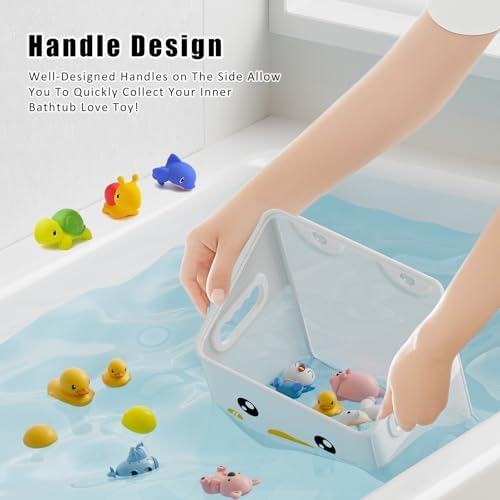 Ligereza Quick Fetch Way Bath Toy Storage, Cute Mesh Bath Toy Organizer - Image 3