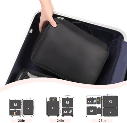 BAGAIL 8 Set Packing Cubes Luggage Packing Organizers - Image 6