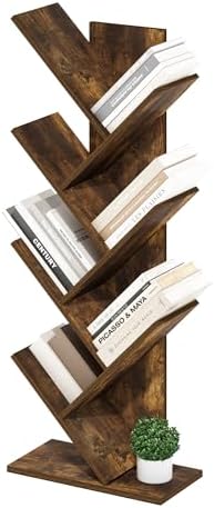 Furinno Tree Book Shelf, 7-Tier Bookshelf by Furinno-FitsYourSpaceFitsYourBudget