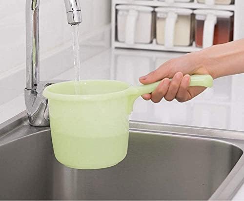 JapanBargain 3040, Japanese Plastic Water Ladle Bath Ladle Dipper Green Color - Image 3