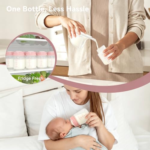 Breast Pump Bottle for Spectra, Breastmilk Storage for Fridge & Milk Cooler - Image 5