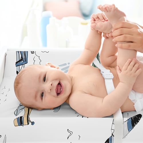 Sweet Jojo Designs Vintage Airplane Boy Baby Changing Pad Cover Sheet Infant - Image 3