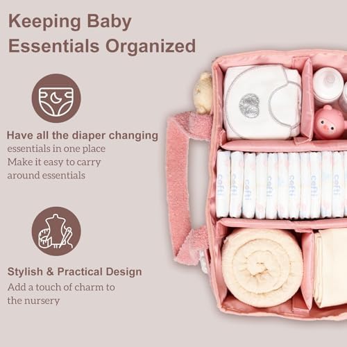 Personalized Baby Diaper Caddy Organizer - Image 3