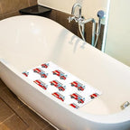 Shower Mat Non Slip, Fire Truck Pattern Anti Slip Bath Mat - Image 5