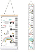 Kids Growth Chart, Wood Frame Fabric Canvas Height Measurement Ruler from Baby by MinoMia