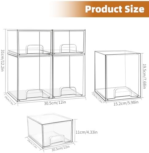 Baby Bottle Organizer, Stackable Storage Drawers - Image 3