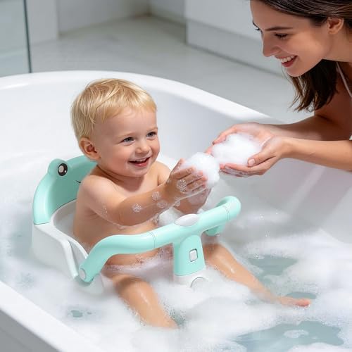 Baby Bath Seat for Babies 6 Months & Up, Non-Slip Toddler Bath Seat - Image 2