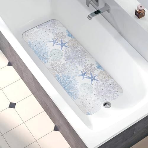 Bathtub Mat Non Slip, Extra Long Bath tub Mat Shower Floor Mat - Image 5