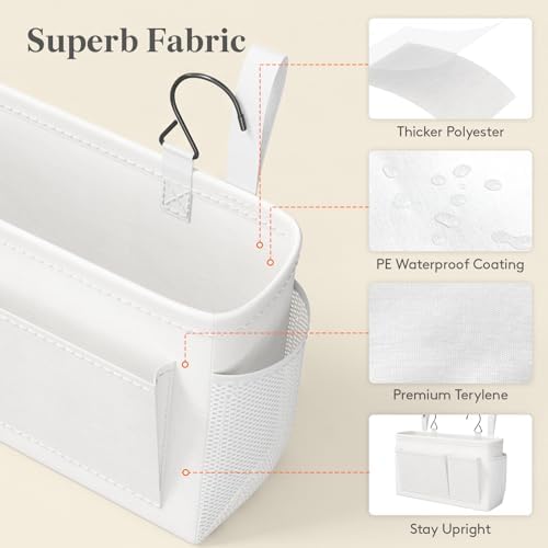 Lifewit Bedside Caddy Storage Organizer, Hanging Storage Bag - Image 2
