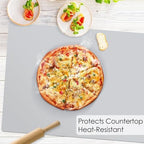 Extra Large Silicone Mat, 31.5x16.9 Inch Heat Resistant Mat - Image 3