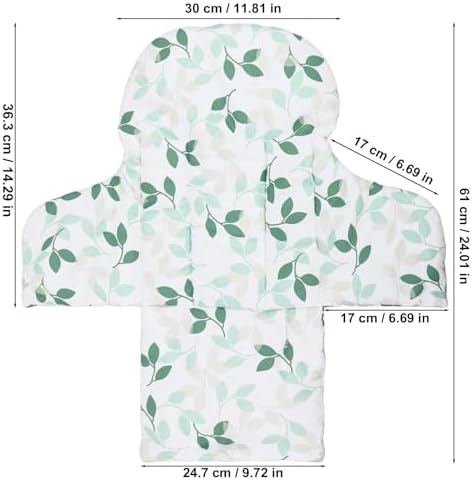 for IKEA High Chair Cushion, Cotton Non-Slip - Image 6