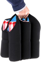 Hipiwe 6 Slot Beer Bottles Can Carrier Tote Insulated Neoprene Cooler Bag - Image 4