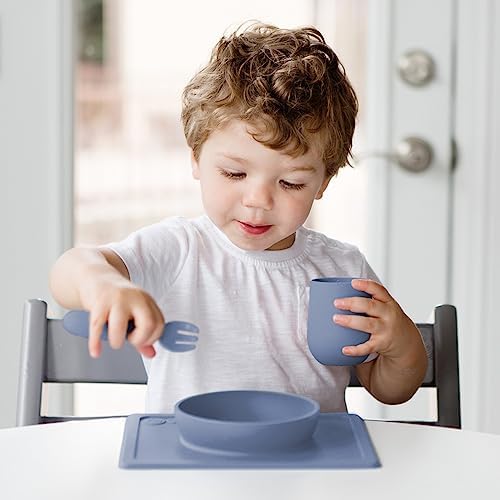ezpz Mini Bowl - 12 Months+ - 100% Silicone Suction Placemat + Bowl - Image 3