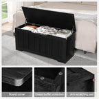 VANKILEY 43.3" Storage Chest Extra Large, Storage Bench. - Image 6