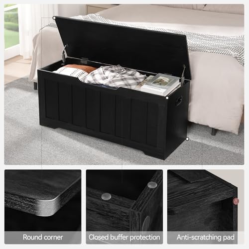 VANKILEY 43.3" Storage Chest Extra Large, Storage Bench. - Image 6