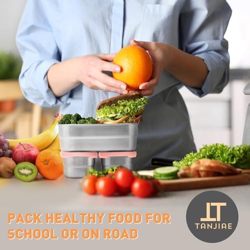 Tanjiae Small Stainless Steel Lunch Containers - Image 5
