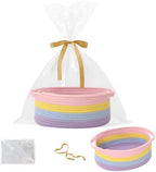 Woven Rope Basket, Baby Gift Basket by HZFTJOY