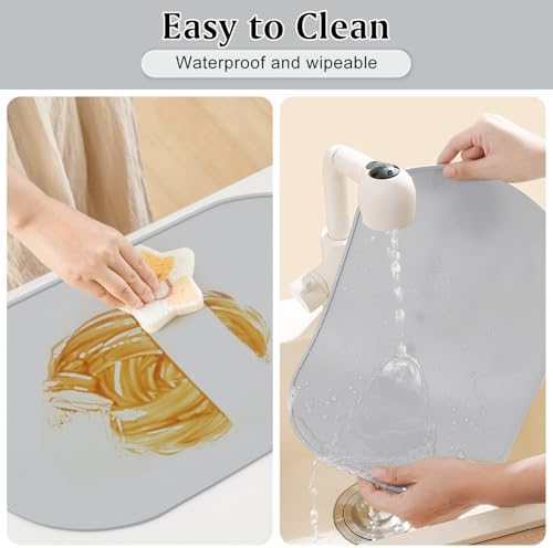 Silicone Placemat Set of 2, Heat Resistant Placemats - Image 5
