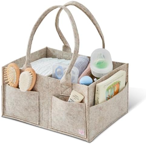 Upgraded Baby Diaper Caddy Organizer, Portable Nursery Storage Bin by Unknown