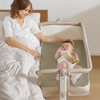 lulumoon Muslin Bassinet Sheets 3Pack: Fitted Most Bedside Sleeper Mattress - Image 3