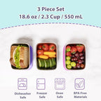 Tanjiae 3-Pack Stainless Steel Snack Containers - Image 5