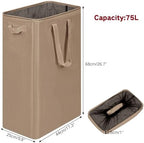 efluky Slim Laundry Basket, Narrow Laundry Hamper - Image 2