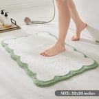 Luxury Microfiber Bathroom Rugs, Floor Carpet, Anti Slip - Image 4