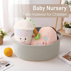 JMvicyroam Small Woven Basket, Empty Gift Basket - Image 5