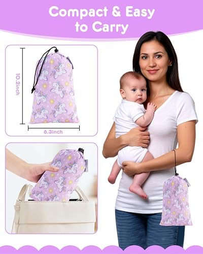 High Chair Cover Portable with Harness, Waterproof Baby Seat Cover - Image 2