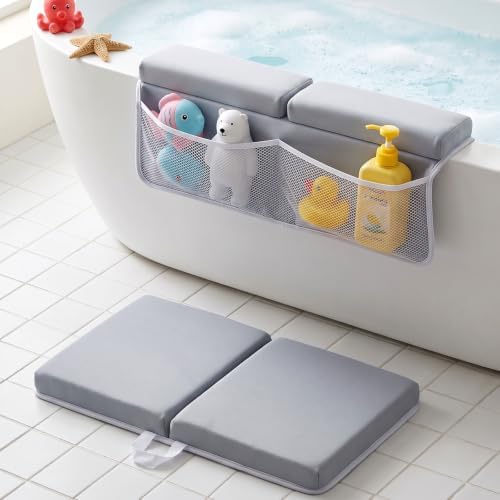 Baby Bath Kneeler and Elbow Rest Pad Set, Bath Kneeling Pad by Unichild