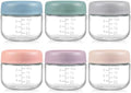NETANY 6 Pack 4 oz Glass Baby jars by NETANY