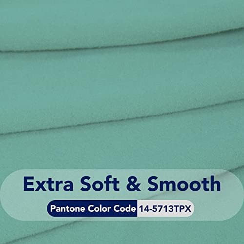 PureFit Stretch Couch Covers for Sofa 4 Seater Slipcovers Cyan - Image 5