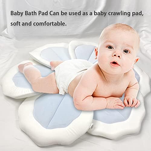 Baby Bath Pad for Infant Bathtub Sink Flower Mat Tub Little Lotus - Image 6