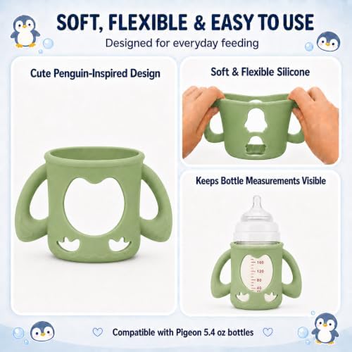 3 Pack Baby Bottle Handles & Holders - Image 3