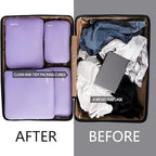 BAGAIL 4 Set/6 Set/8 Set Compression Packing Cubes Travel Accessories - Image 6