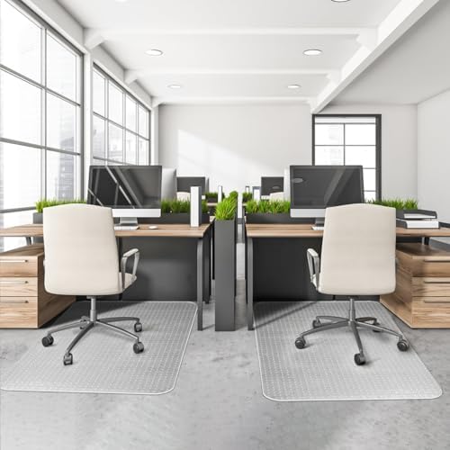 2 Pack Office Chair Mat for Carpets, Heavy Duty Under Desk Protector Carpeted - Image 6