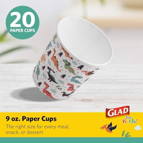 Glad for Kids Disposable Paper Cups, 9 Oz - Image 2