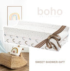 Organic Cotton Covered Contoured Baby Changing Pad | Waterproof Foam Mattress - Image 6