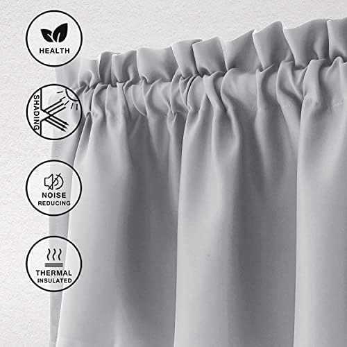 Hiasan Silver Grey Valance Curtains - Image 2