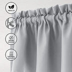 Hiasan Silver Grey Valance Curtains - Image 2