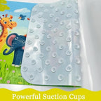 BEEHOMEE Kids Bath Mat for Tub, Non-Slip Toddler Bathtub Mat - Image 5
