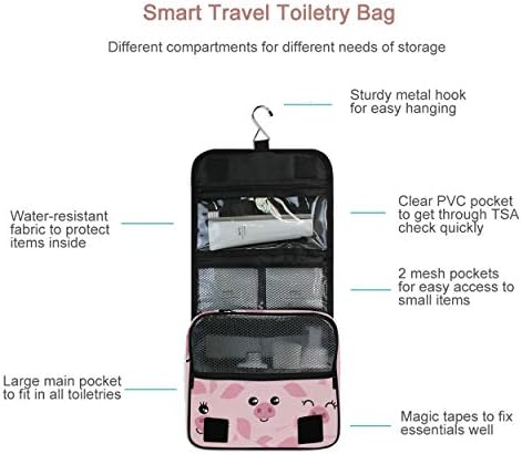 senya Hanging Travel Toiletry Bag Kit Makeup Case Cosmetics Organizer - Image 3