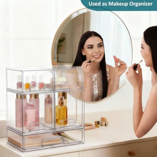 Baby Bottle Organizer for Countertop, Food-grade Stackable Acrylic Storage - Image 5