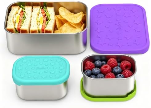 SOPHICO 8 & 24 oz Lunch Boxs for Kids, Food Containers by SOPHICO