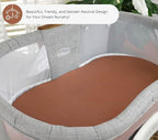 TansyPanda Muslin Halo Bassinet Sheets - Image 3