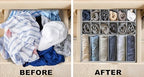 Simple Houseware Closet Underwear Organizer Drawer Divider Assorted 7 pcs - Image 3