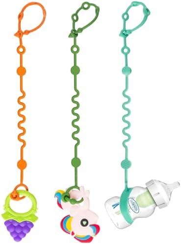 LittleHugs Toy Straps for Baby, Adjustable Toy Holder for Stroller Accessories by LittleHugs